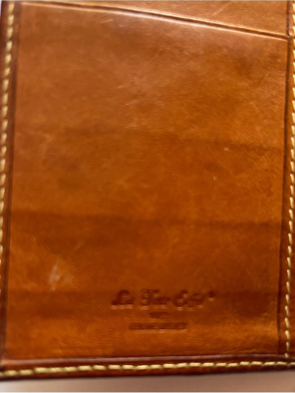 La Tour Eiffel Paris 1887 Leather Clutch Wallet